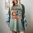 Wild About Reading Zoo Animals For Bookworm Book Reader Women's Comfort Colors T-Shirt Berry Wild About Reading Zoo Animals For Bookworm Book Reader Women's Comfort Colors T-Shirt Berry