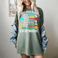 I Will Read Books On A Boat & Everywhere Women's Comfort Colors T-Shirt Berry I Will Read Books On A Boat & Everywhere Women's Comfort Colors T-Shirt Berry