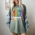 Women Floral Book Big Fan Of Human Rights Liberal Protest Women's Comfort Colors T-Shirt Berry