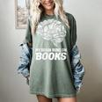 Women's My Brain Runs On Books Reading Bookworm Men Women Women's Comfort Colors T-Shirt Berry