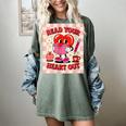 Women's Read Your Heart Out Groovy Bookish Valentine Day Women Girls Women's Comfort Colors T-Shirt Berry Women's Read Your Heart Out Groovy Bookish Valentine Day Women Girls Women's Comfort Colors T-Shirt Berry