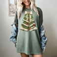 Xmas Tree Books Merry Christmas Coquette Bow Teacher Holiday Women's Comfort Colors T-Shirt Berry Xmas Tree Books Merry Christmas Coquette Bow Teacher Holiday Women's Comfort Colors T-Shirt Berry