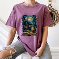 4 Books Are Portable Magic Bookish Reading Nerd Quote Women's Comfort Colors T-Shirt Blue Jean