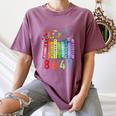 8647 Equal Rights Book Flower Trump Women Rights Feminist Women's Comfort Colors T-Shirt Blue Jean