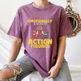 Action Figure Collector Comic Books Women's Comfort Colors T-Shirt Blue Jean Action Figure Collector Comic Books Women's Comfort Colors T-Shirt Blue Jean
