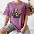 Alexander Hamilton Reading A Book Women's Comfort Colors T-Shirt Blue Jean Alexander Hamilton Reading A Book Women's Comfort Colors T-Shirt Blue Jean
