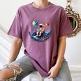 Astronaut Reading Book In Space Books Lover Bookworm Women's Comfort Colors T-Shirt Blue Jean Astronaut Reading Book In Space Books Lover Bookworm Women's Comfort Colors T-Shirt Blue Jean