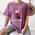 Axolotl Book Lover Librarian Reading Library Readers Women's Comfort Colors T-Shirt Blue Jean Axolotl Book Lover Librarian Reading Library Readers Women's Comfort Colors T-Shirt Blue Jean