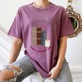 I Like Big Books Bookworm Tee Women's Comfort Colors T-Shirt Blue Jean