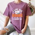 I Like Big Books I Cannot Lie School Librarian Book Lover Women's Comfort Colors T-Shirt Blue Jean