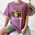 Boo-Kmarked Fall Pumpkin Books Halloween Teacher Teaching Women's Comfort Colors T-Shirt Blue Jean Boo-Kmarked Fall Pumpkin Books Halloween Teacher Teaching Women's Comfort Colors T-Shirt Blue Jean