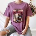 My Book Club Reads Between The Wines Book Club Reading Women's Comfort Colors T-Shirt Blue Jean