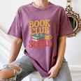 Book Club Squad Women's Comfort Colors T-Shirt Blue Jean