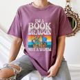 Im a Book Dragon Not a Worm Dragon Women's Comfort Colors T-Shirt Blue Jean Im a Book Dragon Not a Worm Dragon Women's Comfort Colors T-Shirt Blue Jean