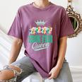Book Fair Queen Literature School Book Fair Event Women's Comfort Colors T-Shirt Blue Jean
