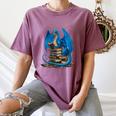 Book Lover Bookworm Reading Books Dragon Premium Tri-Blend Women's Comfort Colors T-Shirt Blue Jean