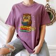 Book Lover Owl Reading Bookish Library Read Books Be Kind Women's Comfort Colors T-Shirt Blue Jean Book Lover Owl Reading Bookish Library Read Books Be Kind Women's Comfort Colors T-Shirt Blue Jean