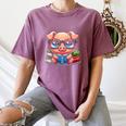 Book Lover Reading Pig Women's Comfort Colors T-Shirt Blue Jean Book Lover Reading Pig Women's Comfort Colors T-Shirt Blue Jean