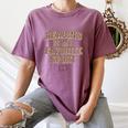 Book Lovers Reading For Teachers Students Librarians Women's Comfort Colors T-Shirt Blue Jean