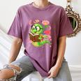 Book Worm Costume World Book Day Cute Kawaii Worm Reading Women's Comfort Colors T-Shirt Blue Jean