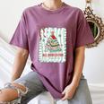 All Booked For Christmas Book Xmas Tree Coquette Bow Lights Women's Comfort Colors T-Shirt Blue Jean All Booked For Christmas Book Xmas Tree Coquette Bow Lights Women's Comfort Colors T-Shirt Blue Jean