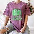 All Booked For St Patrick's Day Book Lover Lucky Shamrock Women's Comfort Colors T-Shirt Blue Jean