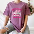 All Booked For Valentines Book Reading Coquette Bow Women's Comfort Colors T-Shirt Blue Jean