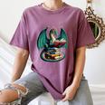 Books Dragon Reading Book Lover Women's Comfort Colors T-Shirt Blue Jean Books Dragon Reading Book Lover Women's Comfort Colors T-Shirt Blue Jean