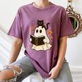 Books Ghost Reading Book Halloween Library Cat Fall Women's Comfort Colors T-Shirt Blue Jean Books Ghost Reading Book Halloween Library Cat Fall Women's Comfort Colors T-Shirt Blue Jean