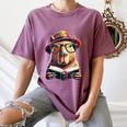 Capybara Bookworm Rodent Reading a Book Women's Comfort Colors T-Shirt Blue Jean