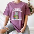 Cats And Books Read Reading Librarian Book Across America Women's Comfort Colors T-Shirt Blue Jean