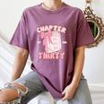 Chapter Thirty Est 1995 Cute 30th Birthday Book Bow Coquette Women's Comfort Colors T-Shirt Blue Jean Chapter Thirty Est 1995 Cute 30th Birthday Book Bow Coquette Women's Comfort Colors T-Shirt Blue Jean