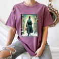 Charles Dickens Christmas Classic Book Ebeneezer Scrooge -Adults Kids Small Short Sleeve T-Shirt Women's Comfort Colors T-Shirt Blue Jean