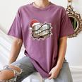 Christmas Book Festive Holiday Xmas Women's Comfort Colors T-Shirt Blue Jean
