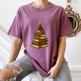 Christmas Book Tree Bookshelf Holiday For Readers Librarians Women's Comfort Colors T-Shirt Blue Jean Christmas Book Tree Bookshelf Holiday For Readers Librarians Women's Comfort Colors T-Shirt Blue Jean