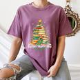 Christmas Books Make You Bright Librarian Teacher Book Lover Women's Comfort Colors T-Shirt Blue Jean Christmas Books Make You Bright Librarian Teacher Book Lover Women's Comfort Colors T-Shirt Blue Jean