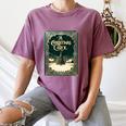 A Christmas Carol Book Cover By Charles Dickens Women's Comfort Colors T-Shirt Blue Jean