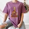 Christmas Tree Bookshelf Book Lover Library Men Women Kids Women's Comfort Colors T-Shirt Blue Jean Christmas Tree Bookshelf Book Lover Library Men Women Kids Women's Comfort Colors T-Shirt Blue Jean