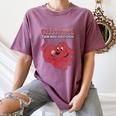 Clifford The Big Red Dog Clifford And Emily Book Cover Women's Comfort Colors T-Shirt Blue Jean