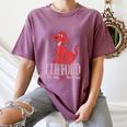 Clifford The Big Red Dog Pink Text With Bow Illustrated Book Women's Comfort Colors T-Shirt Blue Jean Clifford The Big Red Dog Pink Text With Bow Illustrated Book Women's Comfort Colors T-Shirt Blue Jean