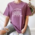 I Closed My Book To Be Here Shirt Book Lover Reading Shirt Women's Comfort Colors T-Shirt Blue Jean