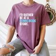 Comic Books Art For Men Women Comics Lover Comics Collector Women's Comfort Colors T-Shirt Blue Jean