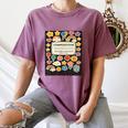 Composition Notebook Costume Teacher Matching Halloween Book Women's Comfort Colors T-Shirt Blue Jean