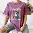 All The Cool Dinosaurs Are Reading Book Reader T-Rex Kawaii Women's Comfort Colors T-Shirt Blue Jean All The Cool Dinosaurs Are Reading Book Reader T-Rex Kawaii Women's Comfort Colors T-Shirt Blue Jean