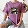 Cosy Sloth In Bookshelf With Plants Women's Comfort Colors T-Shirt Blue Jean Cosy Sloth In Bookshelf With Plants Women's Comfort Colors T-Shirt Blue Jean