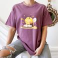 Cute Bee Reading Book Teacher Student Reader Graphic For Men Women Kids Women's Comfort Colors T-Shirt Blue Jean