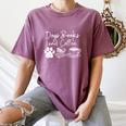 Cute Dogs Books And Coffee Pets Books Lovers Women's Comfort Colors T-Shirt Blue Jean Cute Dogs Books And Coffee Pets Books Lovers Women's Comfort Colors T-Shirt Blue Jean