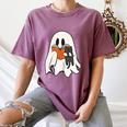 Cute Ghost Cat Reading Book Spooky Season Halloween Costume Women's Comfort Colors T-Shirt Blue Jean Cute Ghost Cat Reading Book Spooky Season Halloween Costume Women's Comfort Colors T-Shirt Blue Jean