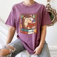 Cute Hedgehog Book Nerd Women's Comfort Colors T-Shirt Blue Jean Cute Hedgehog Book Nerd Women's Comfort Colors T-Shirt Blue Jean