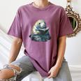 Cute Manatee Reading Book Bookworm Readers Manatee Lover Women's Comfort Colors T-Shirt Blue Jean Cute Manatee Reading Book Bookworm Readers Manatee Lover Women's Comfort Colors T-Shirt Blue Jean